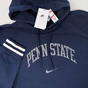 Nike Stitched Penn State Nittany Lions‎ Navy Blue Hoodie Sweatshirt XXL NEW
